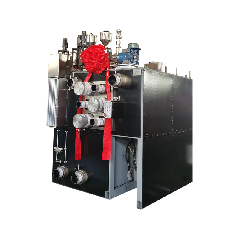 Tri-component Pilot Melt-spinmachine